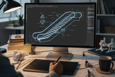 نرم افزارهای برتر طراحی پله برقی