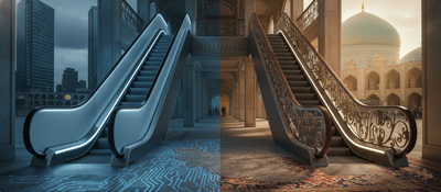 راهنمای کامل تفاوت پله برقی ایرانی و خارجی