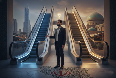 مقایسه پله برقی ایرانی و خارجی